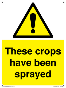 These crops have been sprayed